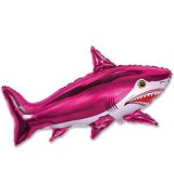 Мини-фигура Акула розовая 14''/36 см