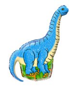 Мини-фигура Динозавр синий 14''/36 см
