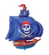 Мини-фигура Корабль пиратов синий 14''/36 см