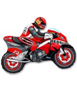 Мини-фигура Мотоцикл красный 14''/36 см