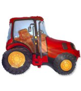 Мини-фигура Трактор красный 14''/36 см