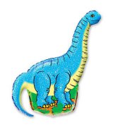 Шар фигура Динозавр голубой, 1207-0456