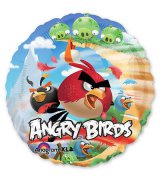 1202-1527 Шар 18 HeSAVER Angry Birds, 45 см
