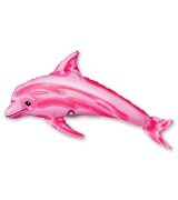 1206-0111 Мини Фигура Дельфин розовый